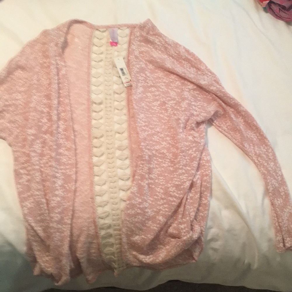 Long sleeve sweater cardigan